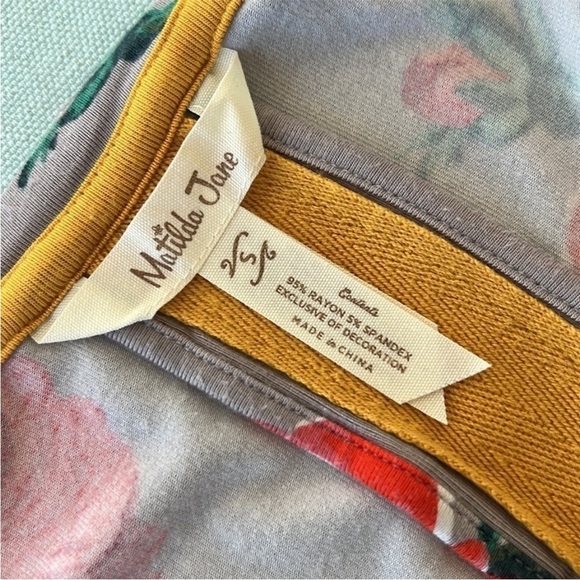 Matilda Jane Say I'm‎ A Dreamer Floral Print Long Sleeve Dress - Picture 6 of 9